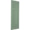 Ekena Millwork True Fit PVC San Juan Capistrano Mission Style Fixed Mount Shutters, Track Green, 12W x 42H, PR TFP001SJ12X042TG - alternate 3